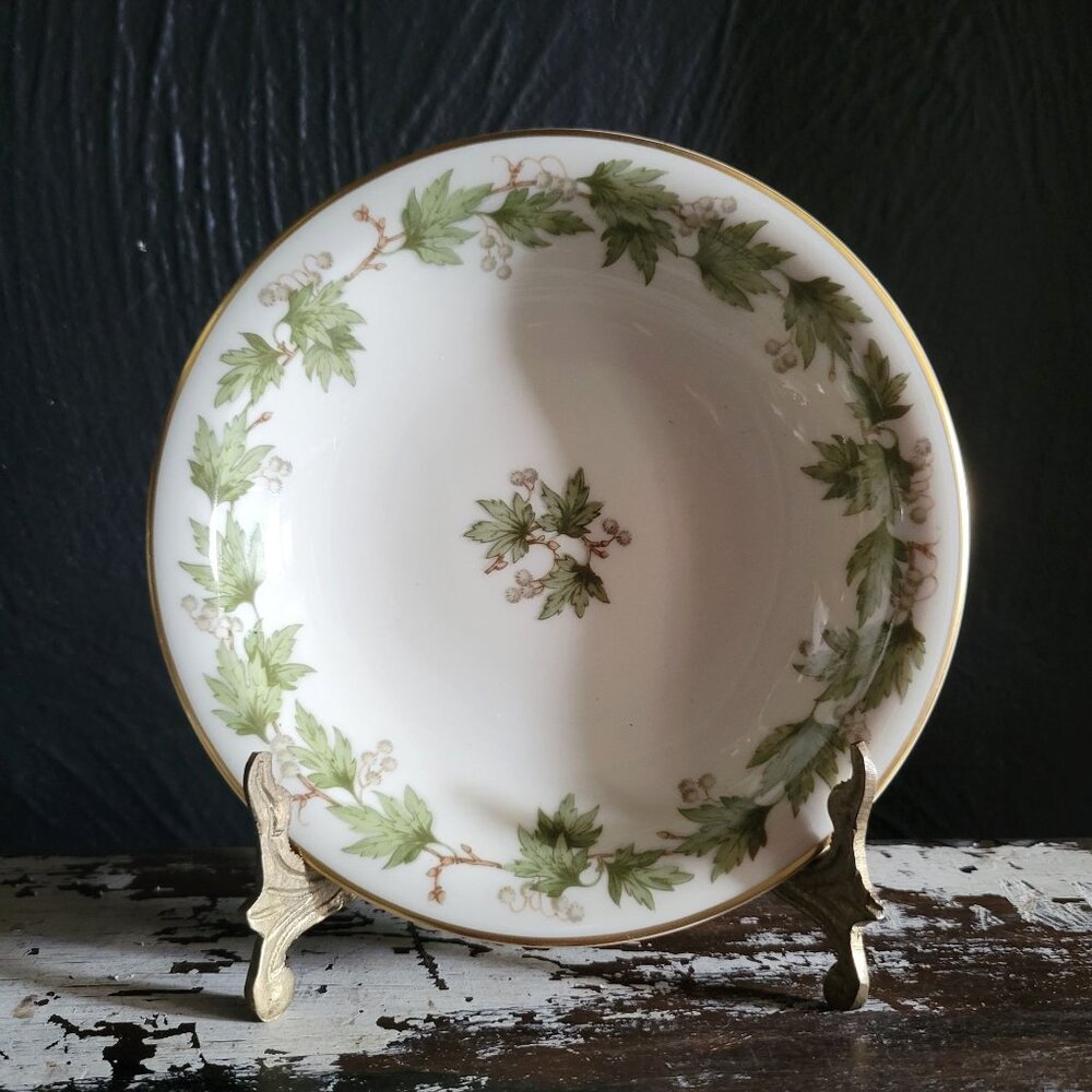 Vtg Franconia Krautheim "Sycamore" Berry Bowl / Sauce Bowl Selb Bavaria Germany